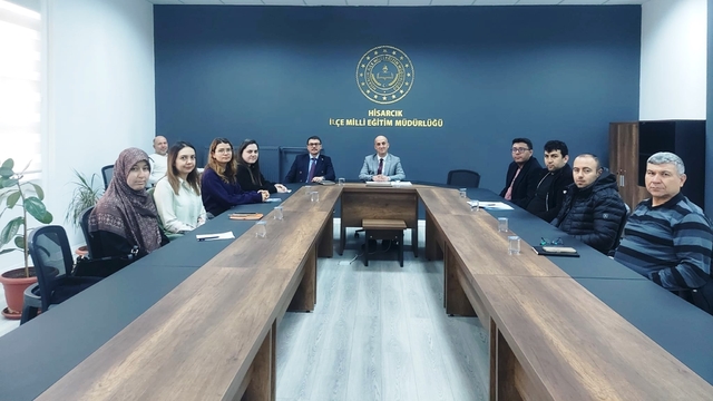 Hisarcık'ta branş öğretmenleri toplantıları başladı