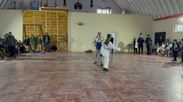 Sofular Ortaokulunda tekvando rüzgarı