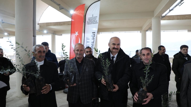 Batman'da 40 üreticiye 5 bin zeytin fidanı dağıtıldı