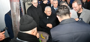 Başkan Büyükkılıç'tan Hal Kompleksi'ne sabah mesaisi