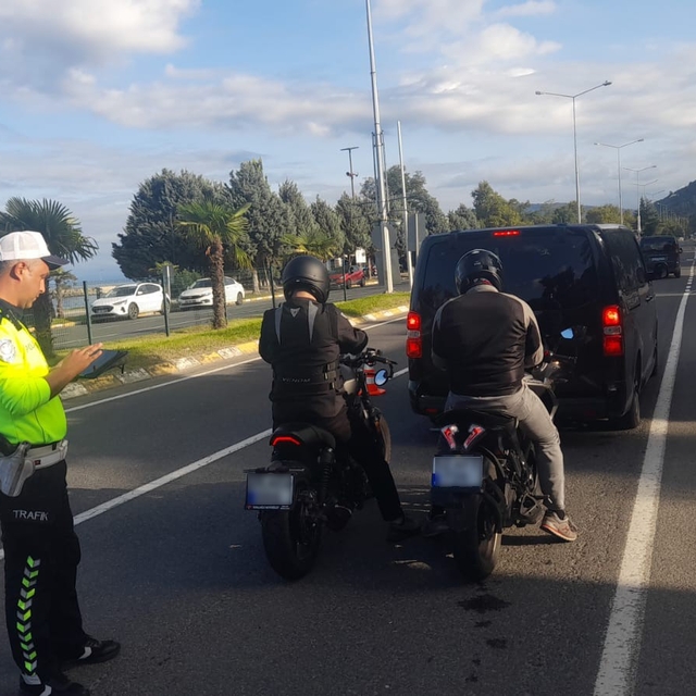 Ordu'da bir haftada yaklaşık 17 bin araç ve sürücüsü denetlendi