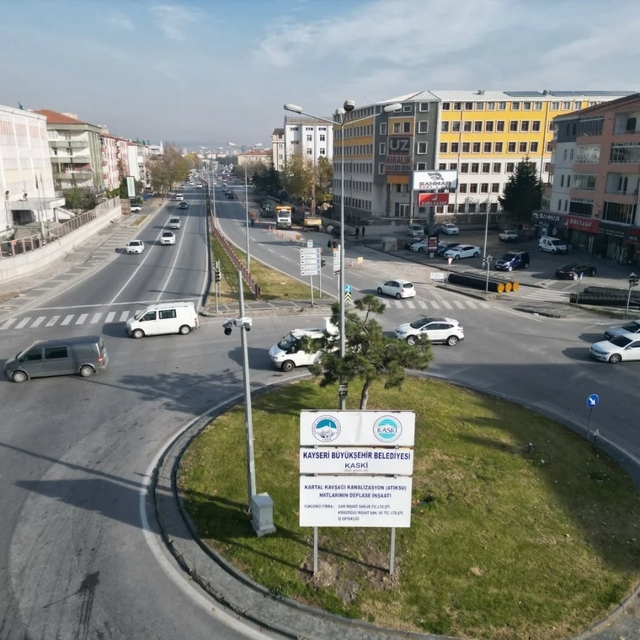 Büyükşehir, Kartal Kavşağı'nda altyapıyı güçlendiriyor