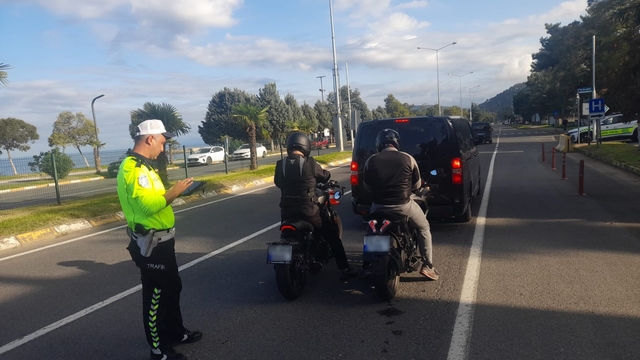 Ordu'da bir haftada yaklaşık 17 bin araç ve sürücüsü denetlendi
