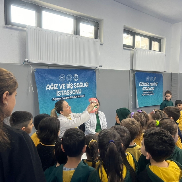 Işık İlkokulunda sağlıklı çocuk sağlıklı gelecek etkinliği