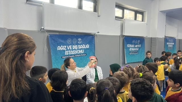 Işık İlkokulunda sağlıklı çocuk sağlıklı gelecek etkinliği