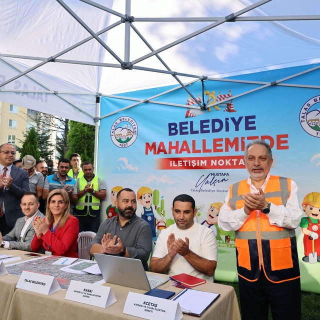 Mahalle Mahalle Talas'ta hizmet yolculuğu tamamlandı