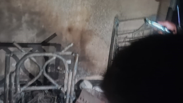 Batman'da apartman boşluğunda çıkan yangın söndürüldü