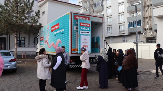 KETEM tırı Oltu'da tarama yapıyor