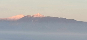 Emet Eğrigöz dağı beyaza büründü