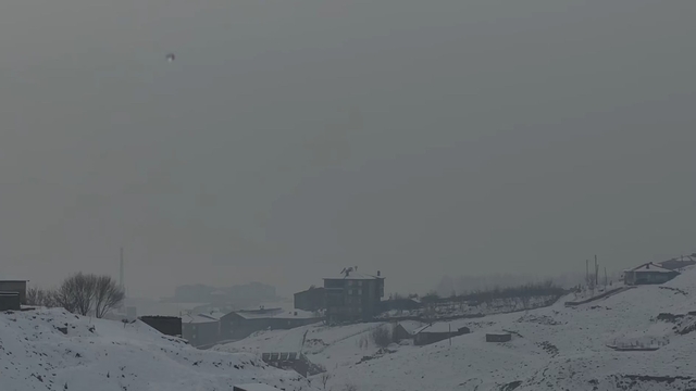 Yüksekova'da yoğun sis uçak seferlerini durdurdu