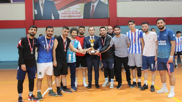 Sason'da voleybol turnuvası yapıldı