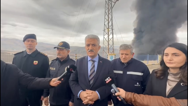 Kırıkkale'de kimya fabrikasında yangın (2)