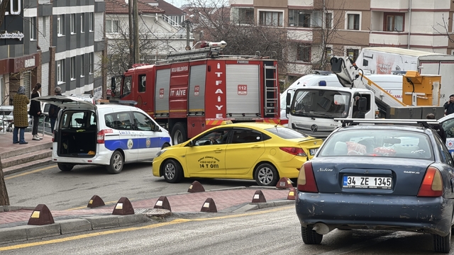Bolu'da iş merkezindeki trafo yangını söndürüldü