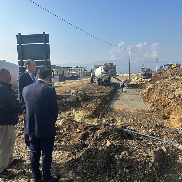 Şırnak'ta yeni adliye binası için saha incelemesi