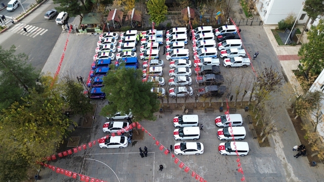 Siirt'te 68 araç kolluk kuvvetlerine teslim edildi