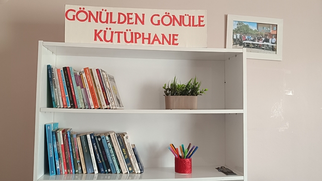 Pazaryeri Yaşlılar Evinde "Gönülden Gönüle Kütüphane" projesi gerçekleştirildi
