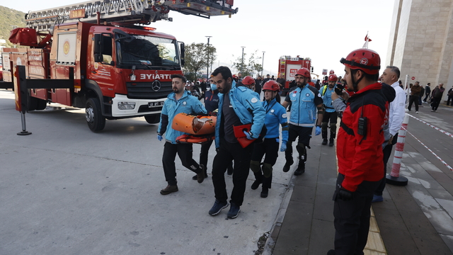 Bodrum Devlet Hastanesi'nde AFAD koordinasyonunda tatbikat yapıldı