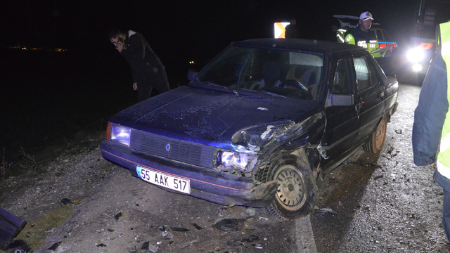 Samsun'da zincirleme trafik kazasında 3 kişi yaralandı