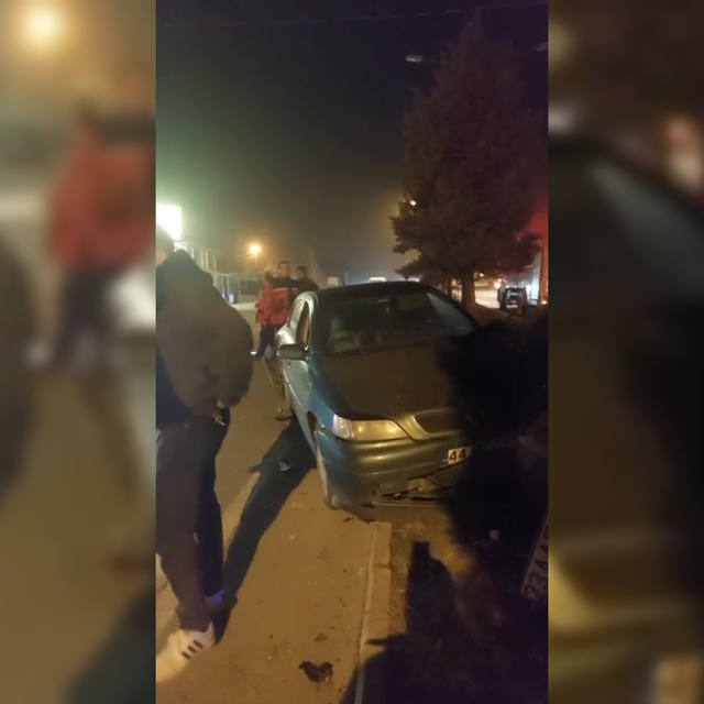 Malatya'da zincirleme kaza kamerada; 6 yaralı