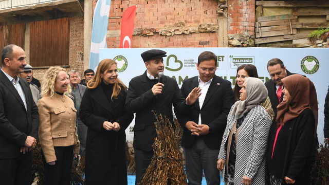 Sındırgı'da susam alım töreni gerçekleştirildi
