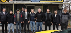 Kütahya Belediye Başkanı Kahveci, taksici esnafıyla bir araya geldi