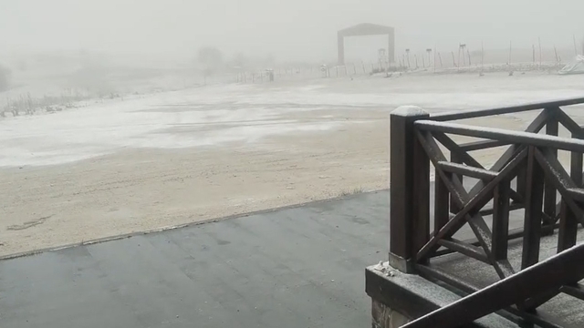 Karabük'te Keltepe Kayak Merkezi, beyaza büründü