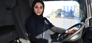 'Kadınsın yapamazsın' dediler, şimdi tır şoförlüğü yapıyor