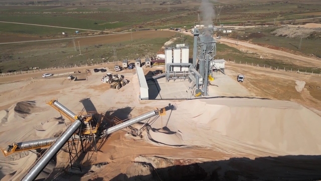 Amasya'nın asfalt plenti ve konkasör tesisiyle yılda 55 milyon TL'den fazla tasarruf sağlanacak