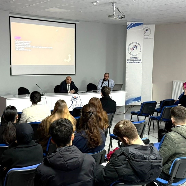 Kaymakam Baskın, KBÜ'de Kamu Yönetimi Dersi'ne konuk oldu