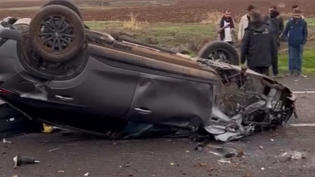 Diyarbakır'da otomobil takla attı: 1 yaralı