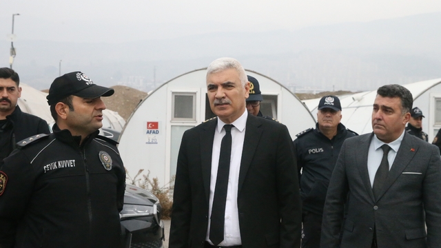 Kahramanmaraş'ta polislerce izinsiz gösteriye müdahale tatbikatı yapıldı