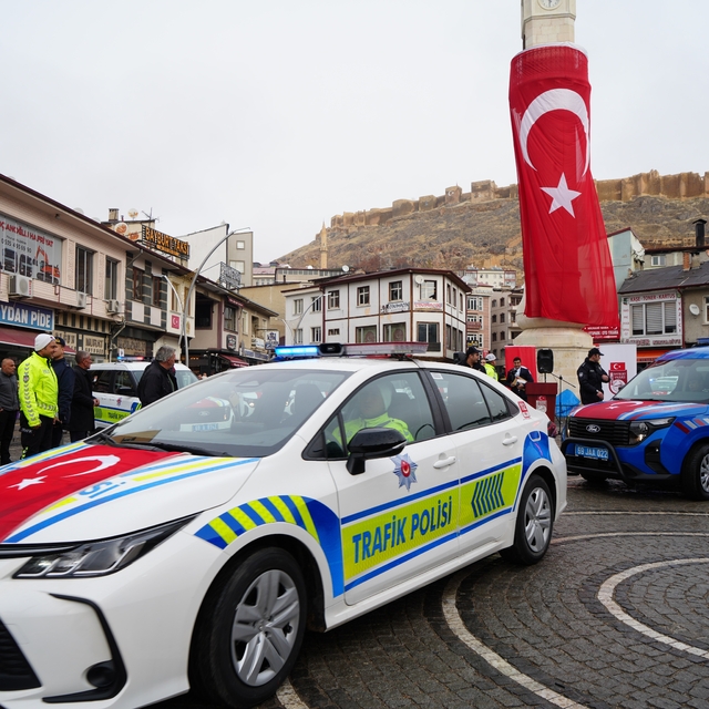 Bayburt'un güvenlik filosuna 34 yeni araç eklendi