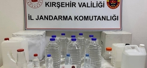 Kırşehir'de kaçak alkol operasyonu: 62 litre kaçak alkol ele geçirildi