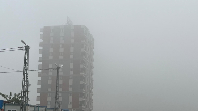Antakya'da sis etkili oldu