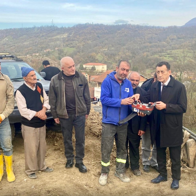 Yortan'da TOKİ konutlarının temeli atıldı