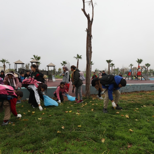 Eyyübiye Belediyesi'nden öğrencilere temizlik bilinci eğitimi