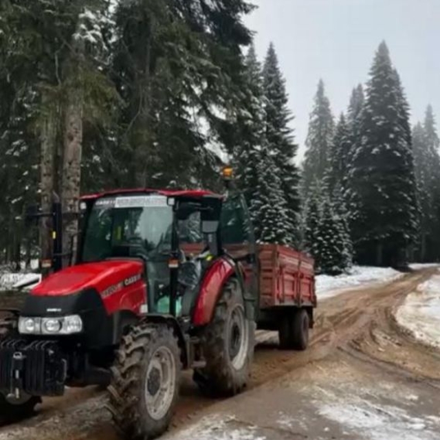 Bartın'ın yüksek kesimlerine ilk kar düştü