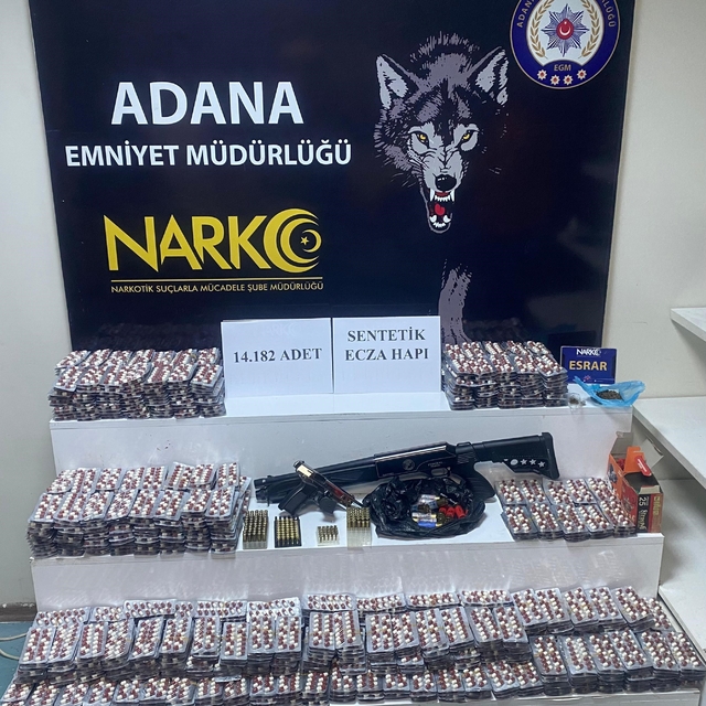 14 bin adet sentetik eczayı 'içmek için' aldığını söyleyen şahıs tutuklandı