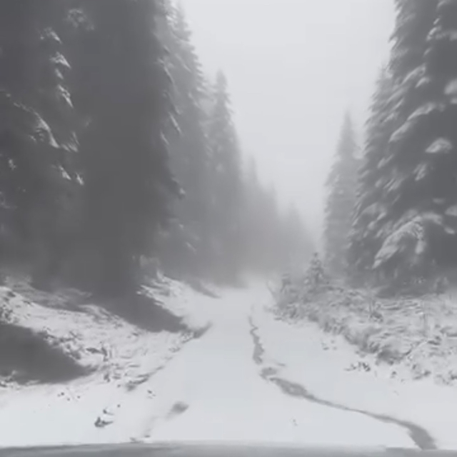 Karabük'ün yüksek kesimlerinde kar yağışı devam ediyor