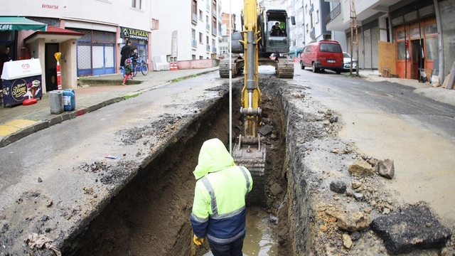 Trabzon'da yağmur suyu altyapısını güçlendirmek için çalışma yapılıyor