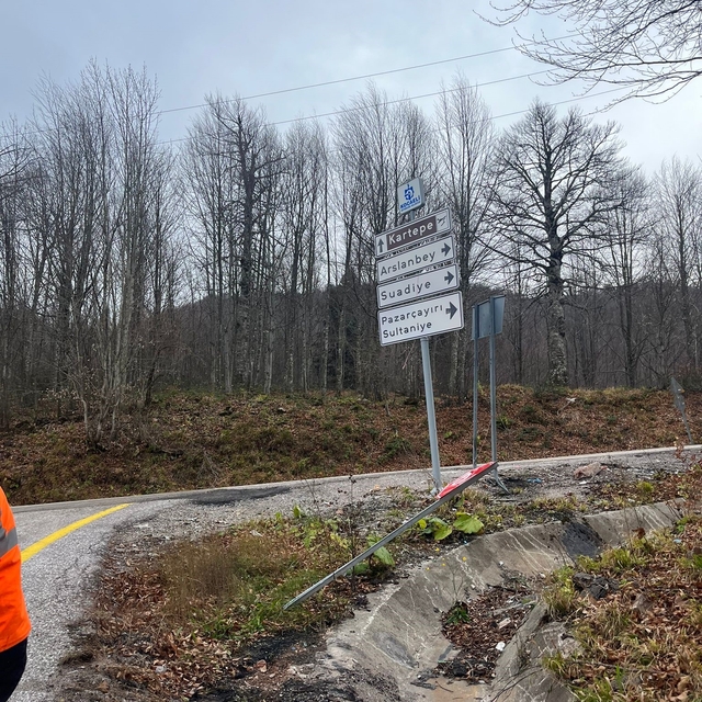 Kış turizm merkezi Kartepe'nin yolunda güvenlik önlemleri artırıldı