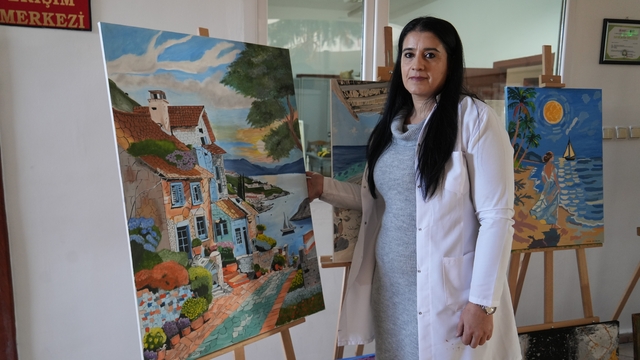 Sanatla yaralarını sardı: Selda Güneş resimle hayata yeniden tutundu