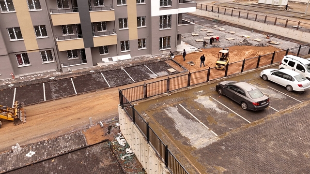 Melikgazi Belediyesi Küçükali Mahallesi'ni modern ve estetik görünüme kavuşturuyor