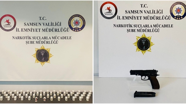 Samsun'da uyuşturucu operasyonunda 3 zanlı yakalandı