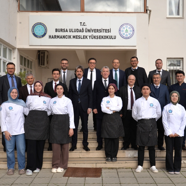 BUÜ yönetiminden Keles ve Harmancık ziyareti