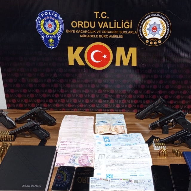 Ordu'da tefecilere yönelik operasyonda 1 tutuklama