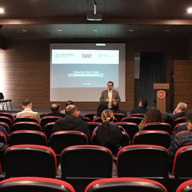 'Haberimiz Olsun Projesi' kapsamında toplantı yapıldı