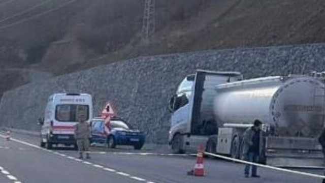 Tankerin çarptığı yaya öldü