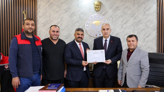 Malatya'ya 4.5 milyon lira ek destek getiren başarı belgesi