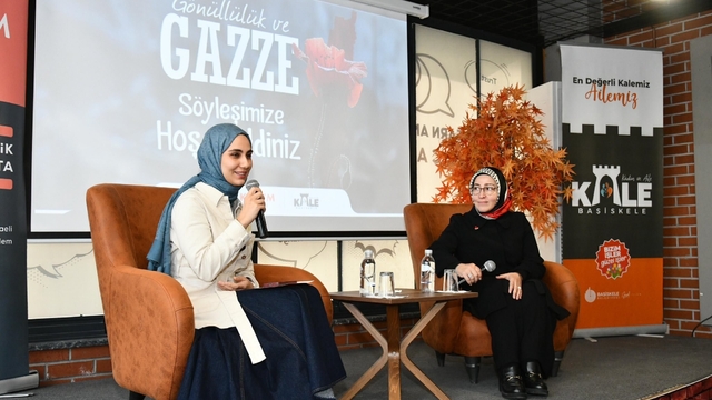 Başiskele'de "Gönüllülük ve Gazze" söyleşisi düzenlendi